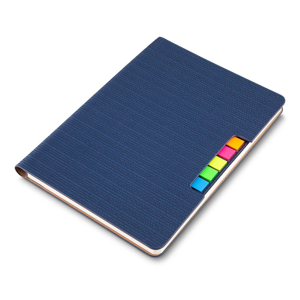 Caderno com Marcadores Adesivos Personalizado