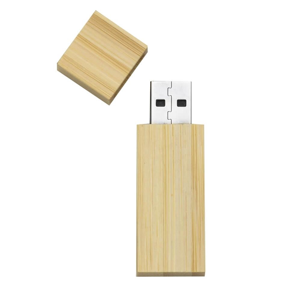 Pen Drive de Bambu Personalizado 8 Gb